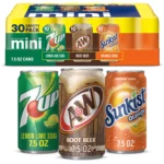 7UP, A&W Root Beer and Sunkist Variety Pack (7.5 fl. oz., 30 pk.)
