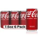 Coca Cola 6 pack Mini Cans 7.5 Fl oz