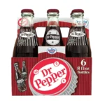 Dr. Pepper With Sugar 4 Glass Bottles