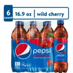 Pepsi Cola Wild Cherry 6 bottles 16,9 Fl oz